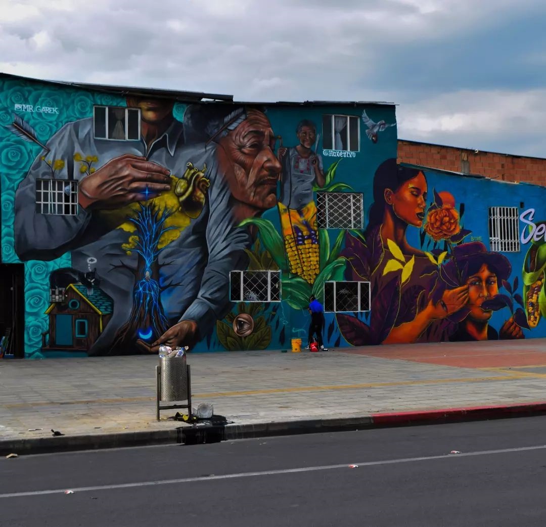 Mr.Garek + Angélica Olmoz + Hadez + Bap ThreeOne + Stoika @ Bogota, Colombia